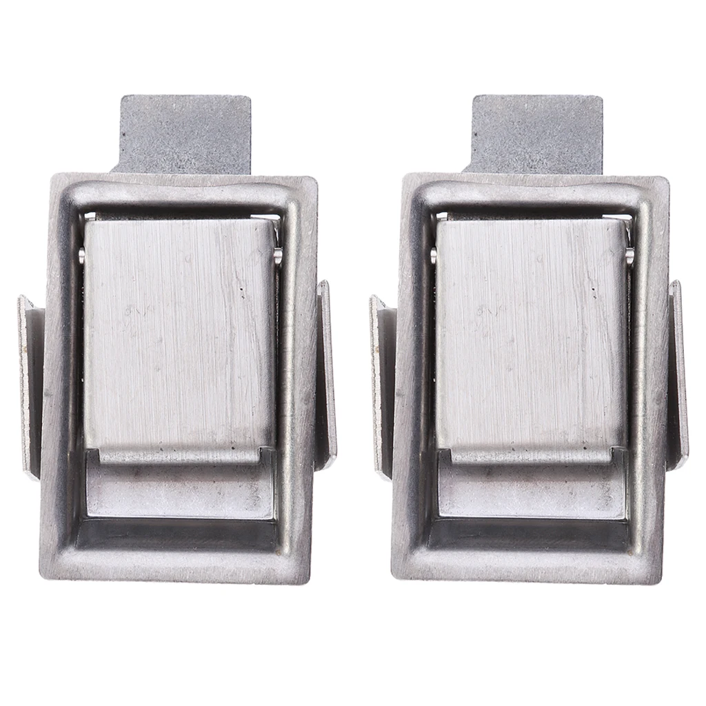Paddle Lock Stainless Steel Mini Flush Lock 43x28mm Horsebox Lockers Trailer