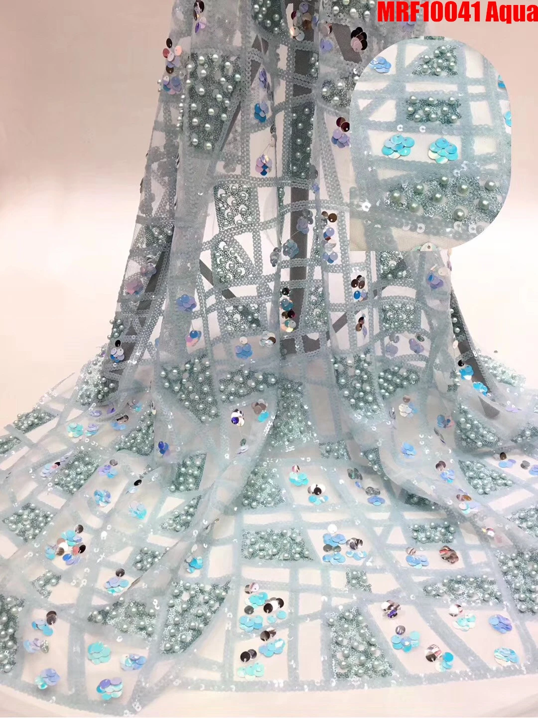 

Mr.Z Latest Sequin African Lace Fabric 2019 High Quality French Lace Fabric UK Embroidered Nigerian French Lace Fabric For Party