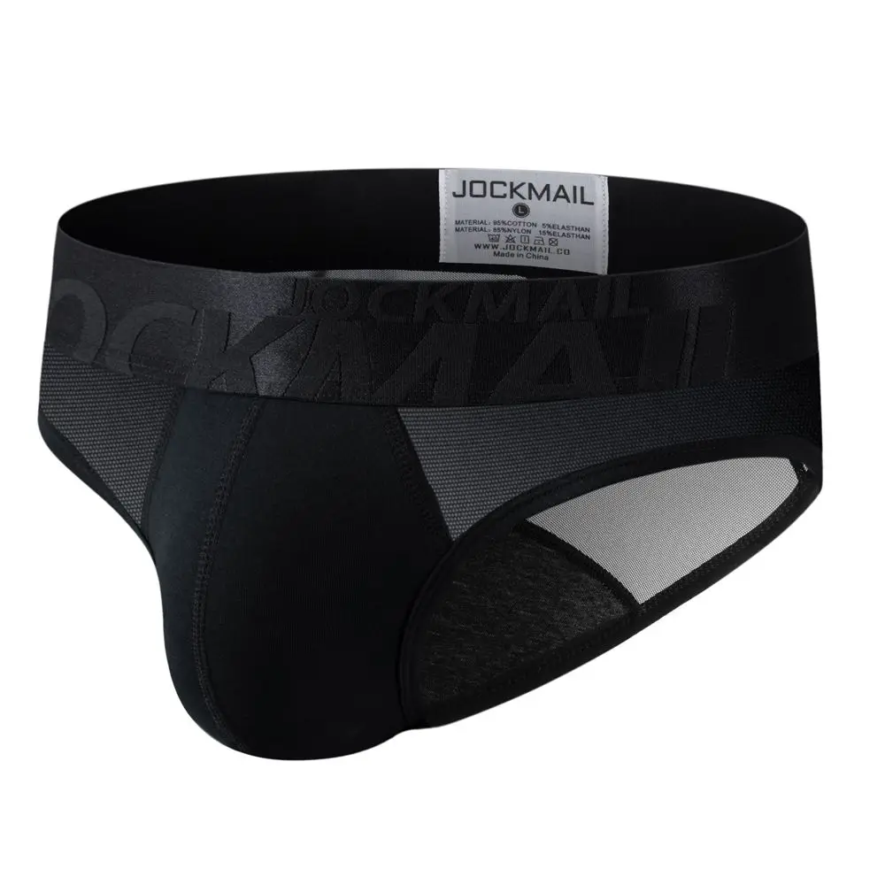 Трусы-брифы Jockmail мужские кружевные пикантное хлопковое нижнее белье с низкой