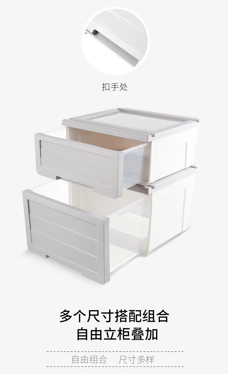 CIBER пластиковый лоток для хранения шкаф большой Mac серый шкаф ящик для хранения одежды органайзер ящик для хранения