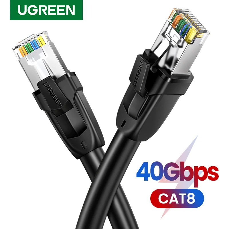 Ugreen Cat8 Cable RJ 45 Network Cable SFTP Lan RJ45 Patch Cord