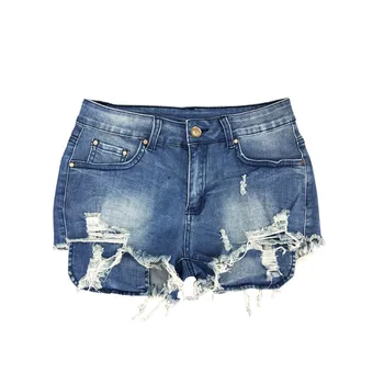 

2020 Summer Clothes Irregular Tassels Hips Sexy Cowboy Shorts For Women Denim Jeans Female