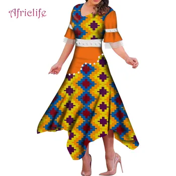 

WY5307 High Waist Women Clothes Summer Clothing Decoration Aristocratic Pearls Women Long Dress Good Quality Pearls Dresses