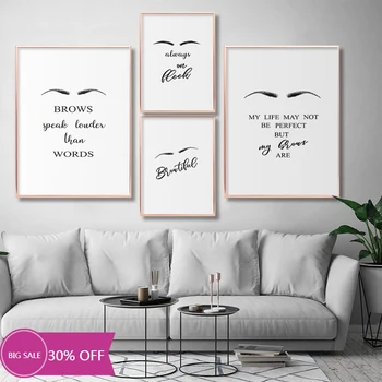 Preise Weihnachten Dekoration Leinwand Malerei Poster Wimpern Make-Up Salon Studio Wand Kunst Bild Home Decor