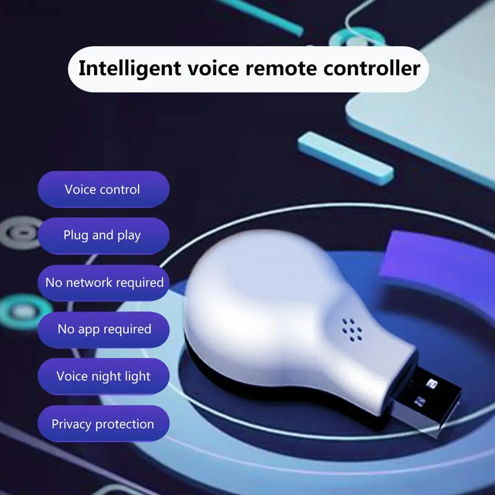2021 New Smart Voice Light Remote Control USB Night For TV Backlight Closet | Электроника