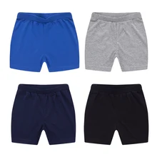 DE PEACH/Коллекция года, летние шорты для маленьких мальчиков детские повседневные Хлопковые Штаны свободные пляжные шорты с эластичной резинкой на талии для мальчиков-подростков возрастом от 1 года до 12 лет