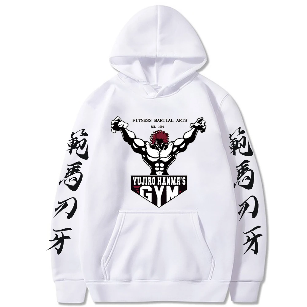 Yujiro Hanma Hoodie | Sportswear | Pullover | Hoodies Sweatshirts - Anime  Print Pullover - Aliexpress