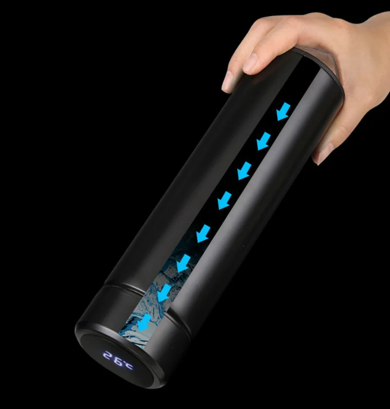 Best Smart Thermos Bottle 500ml Vacuum Flasks Led Digital Temperature