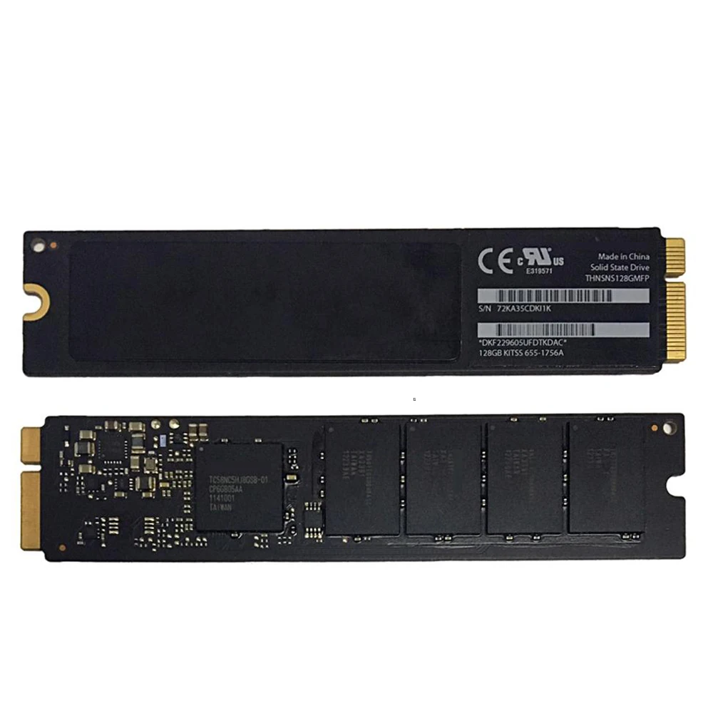 Оригинальный 64G SSD для 2012 Macbook Air A1465 A1466 твердотельный диск Md231 md232 md223 md224 жесткий |