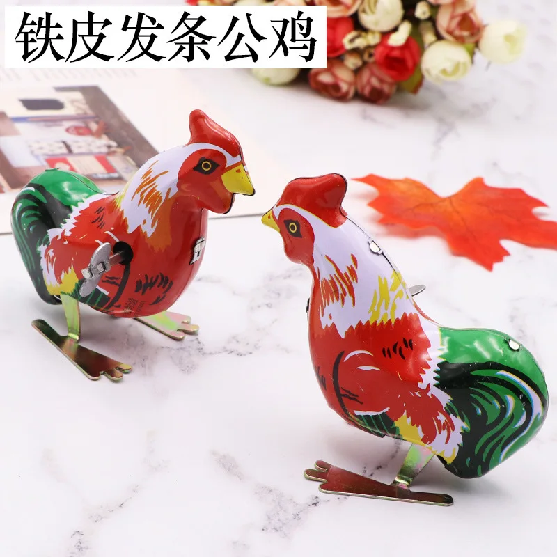 Douyin Tin Toys Frog Small Toy Frog Children Spring Frog Jump Unisex Bounce Cock 80 after China