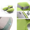Hot Inflatable Travel Neck Pillow Soft Air U Shaped Car Head Rest Support for Travel Office Nap Head Rest Cushion Neck Pillow 5