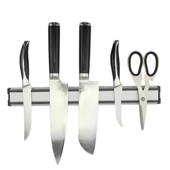 

Magnetic Knife Holder 14 Inch Wall Mount Aluminum Block Storage Holder Chef Rack Strip Utensil Permanent Magnets Kitchen Tools