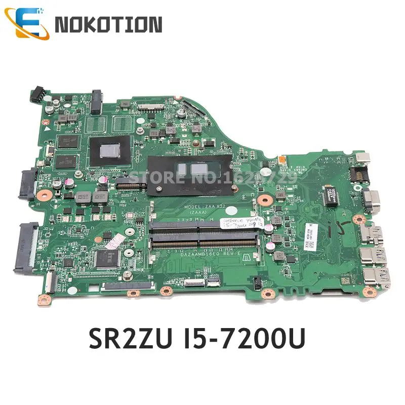 Материнская плата NOKOTION NBGD611005 NBGD6110056 DAZAAMB16E0 для Acer aspire материнская ноутбука SR2ZU