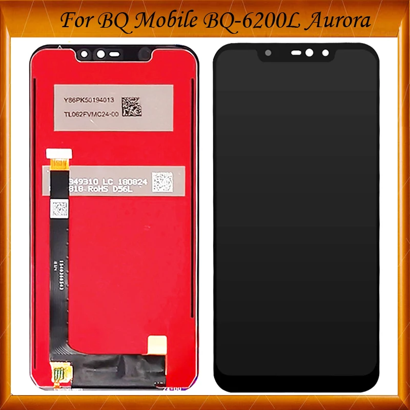

Tested OK For BQ Mobile bq-6200L Aurora BQ-6200L BQ6200L BQ 6200L LCD Display Touch Screen Sensor Glass Assembly