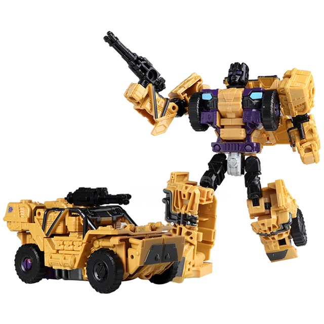 HaiZhiXing 5in1 Combiners Bruticus G1 Transformation Action Figure Toy Brawl Swindle Blast Off Model Deformation Car Robot Figma 5