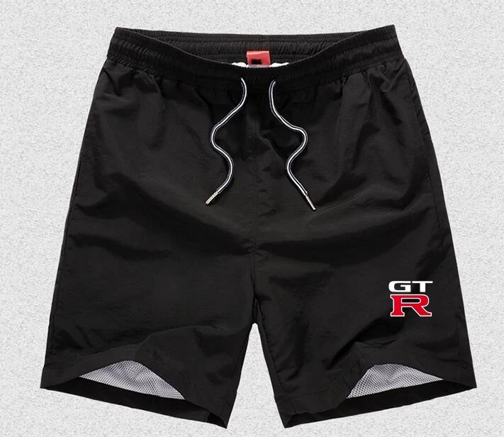 GTR Cars Male Nissan Brand Pocket Quick Dry Swimming Shorts For Men Swimwear Man Swimsuit Swim Trunks Beach Wear Surf Boxer | Мужская
