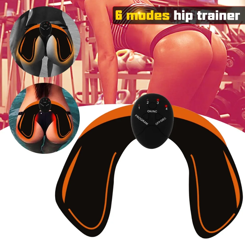 YOUKE ABS стимулятор перезаряжаемый персиковый хип-тренажер фитнес Носимых ягодиц Тонер-тренажер Pygal массажер для похудения унисекс