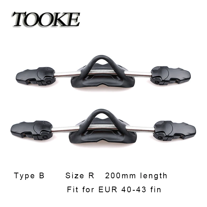 Diving Fin Straps 2PCS Scuba Diving Stainless Steel Spring Heel Straps