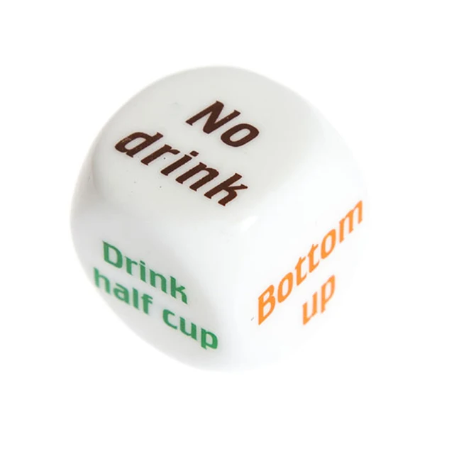 1pc Drinking Wine Mora English Dice Games Gambling Adult Sex Game Lovers Bar Party Pub Drink Decider Fun photo photo