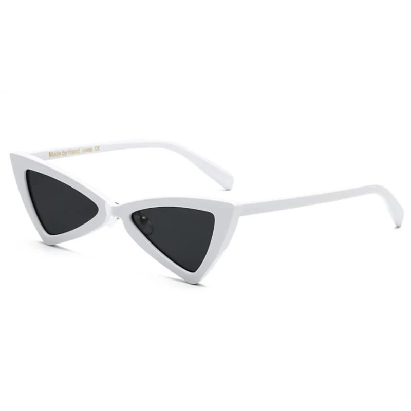 Women Retro Cat Eye Sunglasses Female Myopia Punk Triangular Men