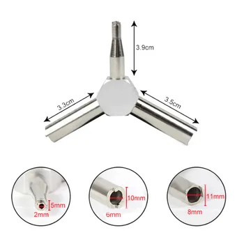 

Multifunctional Gas Valve Key Steel Triple Army Force Magazine Charging Tool for KSC/WA/GAS/Kublai P1 Water Gel Beads