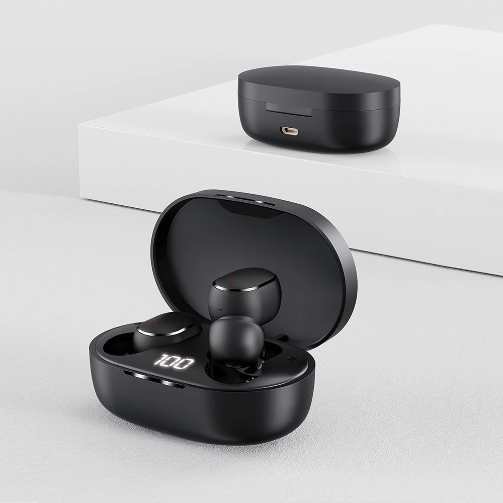 Беспроводная гарнитура KUMI T9S T5S Bluetooth 5 1 светодиодный цифровой дисплей