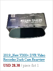 New V35 DVR видеорегистратор зеркало заднего вида Автомобильная камера водонепроницаемая камера заднего вида g-сенсор