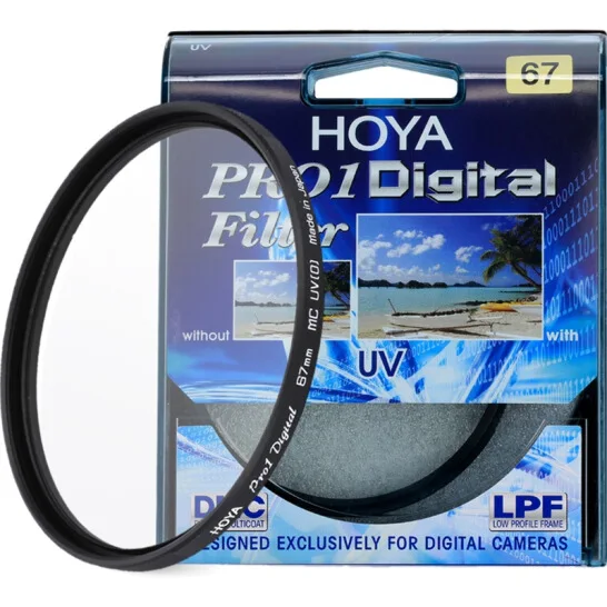 Tridax filtro UV Pro Digital 77 MM SCATOLA PORTAOGGETTI 