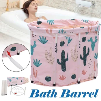 

Bath Sauna Adult Folding Bathtub Bath Barrel Household SPA Bath Large Tub Bath Barrel Thickened Adult Bath Tub Full Body Hot Tub