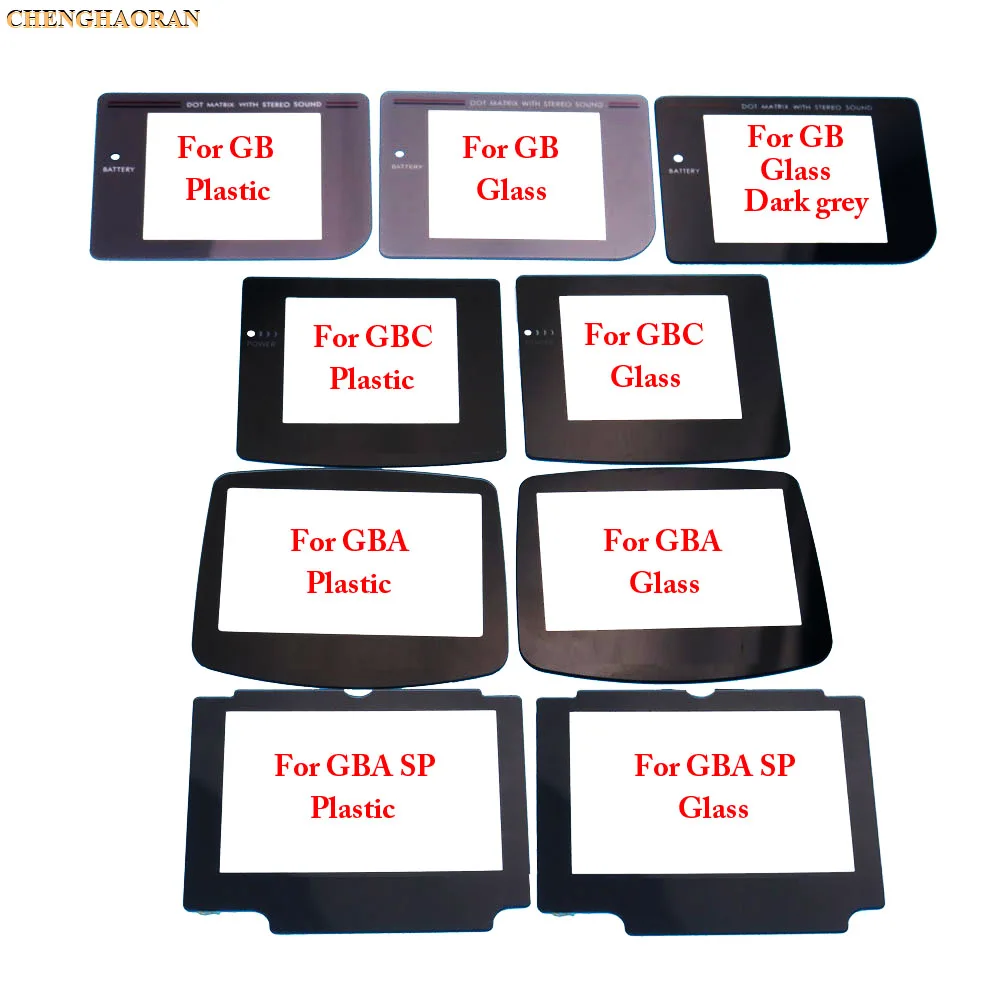 ChengHaoRan 1x для GB GBC GBP GBA экран SP Замена пластиковый стеклянный протектор объектива