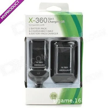 

5-in-1 Battery Set Dual Battery Charger Kit Handle Battery