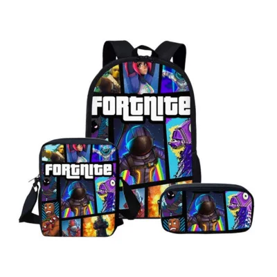 Рюкзак школьный Fortnition водонепроницаемые детские портфели с 3D рисунком игрушки