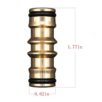 

New 2 pcs Brass Garden Hose/Hosepipe Tap Connector Threaded Faucet Adapter