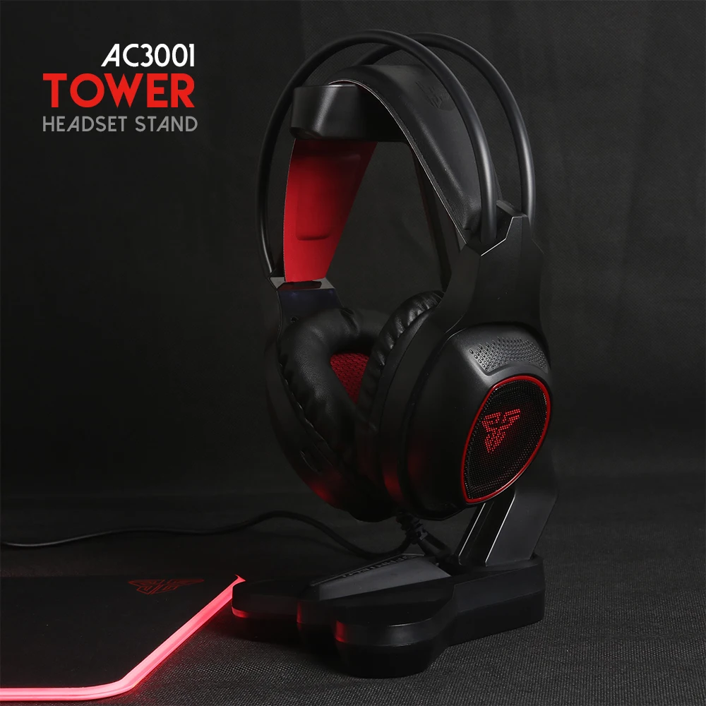 FANTECH Hot Headphone Stand ABS Material And Low Gravity Firm Design For Gaming Headset Anti slip Natural Rubber Earphone Rack