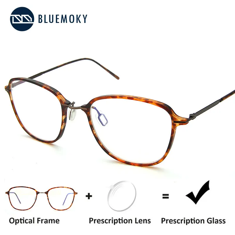 BLUEMOKY Prescription Glasses for Men Anti-Blue-Ray Optical Eyeglasses Myopia Hyperopia Eye Photochromic New Arrival |