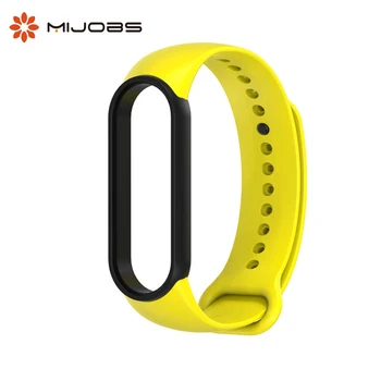 

For Xiaomi Mi Band 5 Strap Silicone Soft TPU Bracelet Replaceable Color Strap for Mi Band 5 Wristband for Miband 5