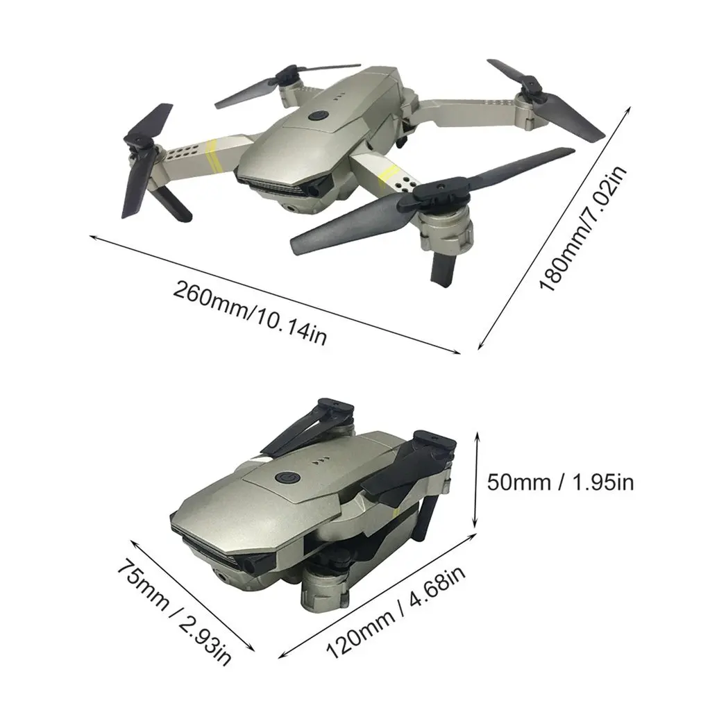 X88 Wi-Fi FPV складной Дрон с дистанционным управлением с 4k HD Камера удержания высоты режим Безголового режима RC вертолета самолета игрушки