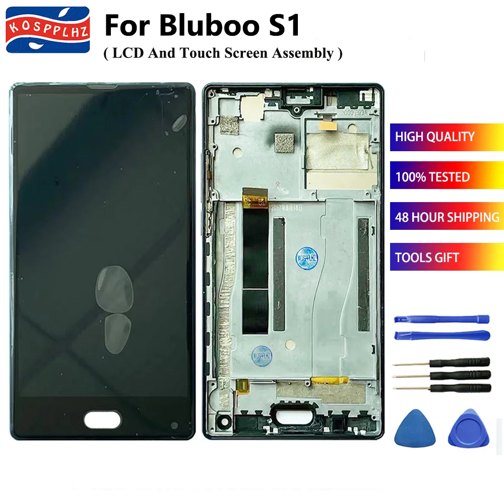 Для телефона Bluboo S1 ЖК-дисплей Дисплей + сенсорный датчик экрана в сборе замена