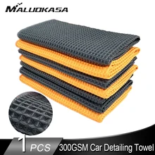 300GSM мойка автомобиля детализация полотенце из микрофибры тряпка для чистки автомобиля Вафельная Ткань для кухни тряпка для автомобилей Стекло кухонная Ванна тряпка для авто микрофибра микрофибра для автомобиля