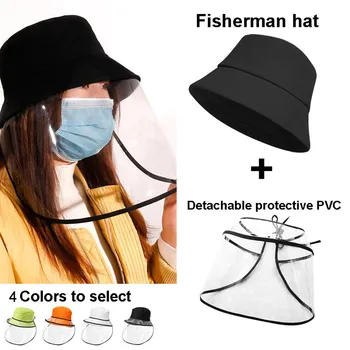 

Unisex Anti-spitting Protective Hat Dustproof Cover Fishermen Removable Cap Hat