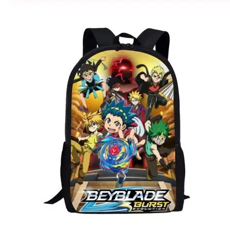 as picture Мода: Beyblade Burst игра 3 шт. набор рюкзаков 3D аниме печать Студенческая школьная сумка, рюкзак Школьная Сумка подростковая Softback Mochilas - Цвет: as picture