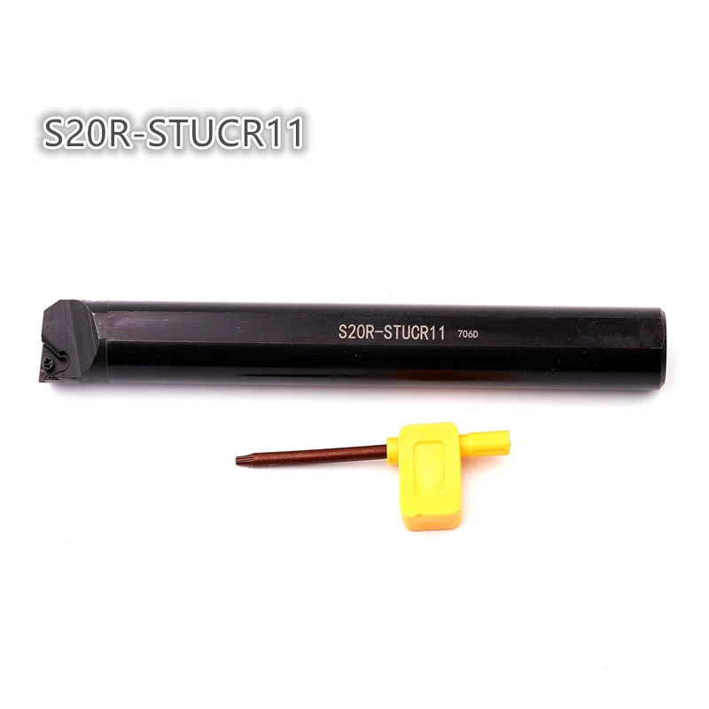 

S20R-STUCR11 Lathe Cutter Turning Tool Holder HSS Boring Bar 20mm Internal