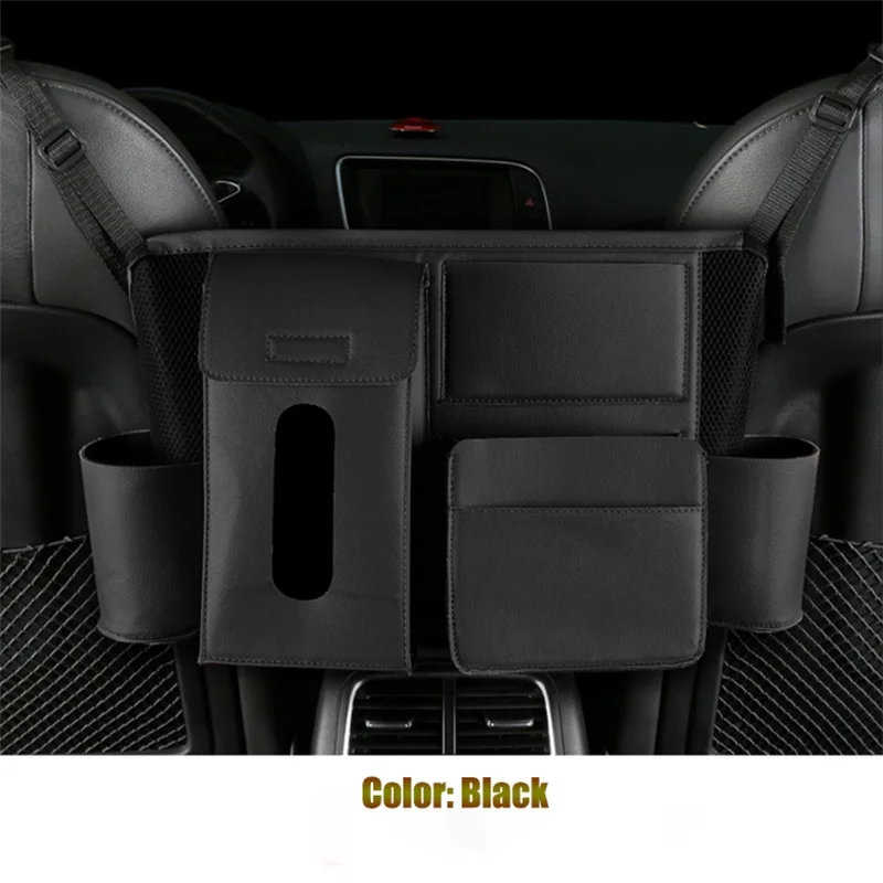 

2019 New Car seat storage Organizer bag Universal PU Leather Multifunction storage box Stowing Tidying Pocket Auto Styling