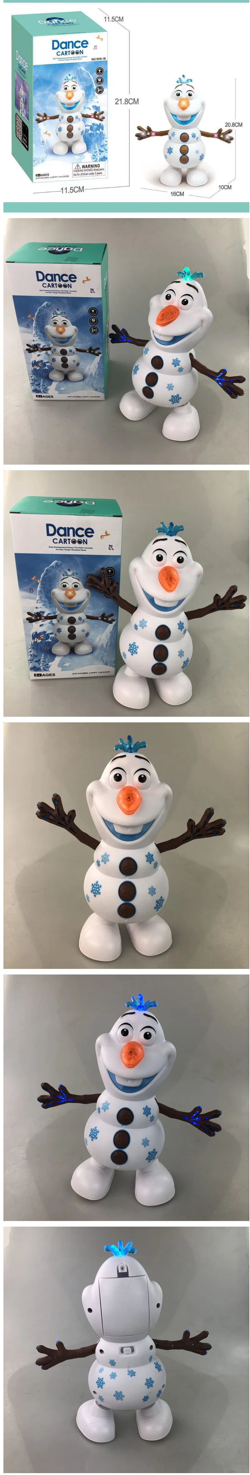 Детская креативная игрушка электрический танцующий снеговик серия льда Xuebao музыкальное освещение детская Рождественская игрушка подарок