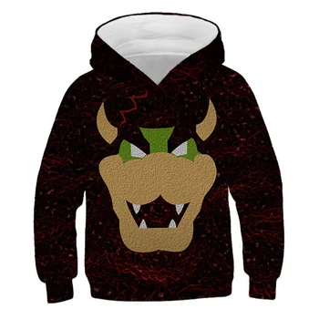 

Cartoon Super Mario Bros With Luigi Children Clothing Pullover For Baby Boys Hoodie Kid Girls Tops Casual Clothes Birthday Gifts