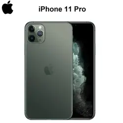 Оригинальный новый iPhone 11 Pro/Pro Max Тройная задняя камера 5,8/6,5 дюймAMOLED дисплей A13 IOS смартфон A2160/A2161/A2217/A2220 4G LTE