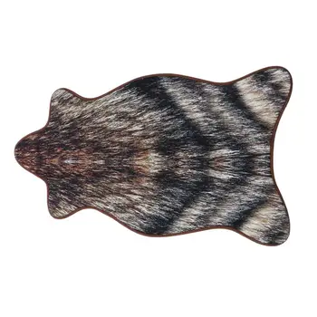 

Simulated Animal Skin Carpet Soft Comfortable Printed Rug Anti-Dirty Mat Non Slip Bedroom Living Room Mat Foor Pad