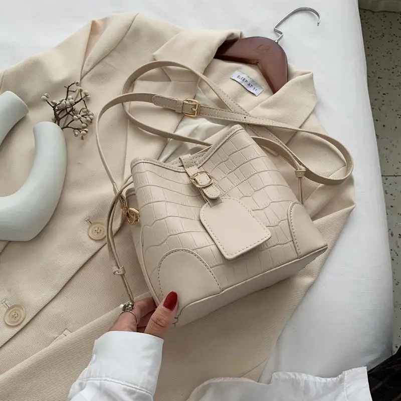 

Stone Pattern Women Shoulder Bag Wide Strap Crossbody Bags For Women 2020 Large Women's Bag Luxury Pu Leather Women's Handbags