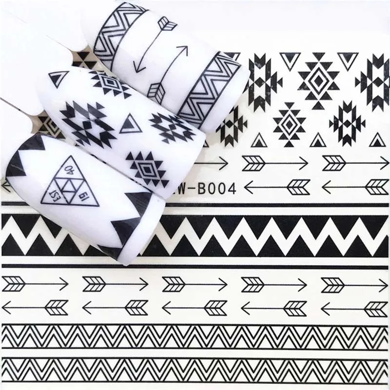 1 шт. череп Хэллоуин завод наклейка на ногти водная наклейки для ногтей с