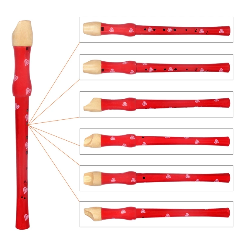 8-флейта с отверстиями кларнет пикколо-труба игрушки Дерево раннее образование игрушки музыкальное образование музыкальный инструмент